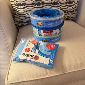 Diaper Genie Refill and Sassy Diaper Sacks